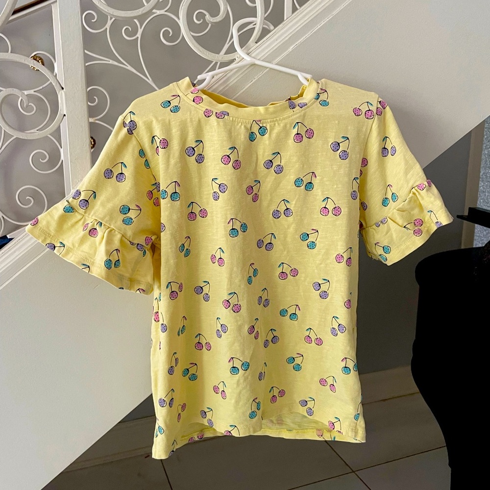 Soft Gallery Yellow and Pink Short Sleeve Tee